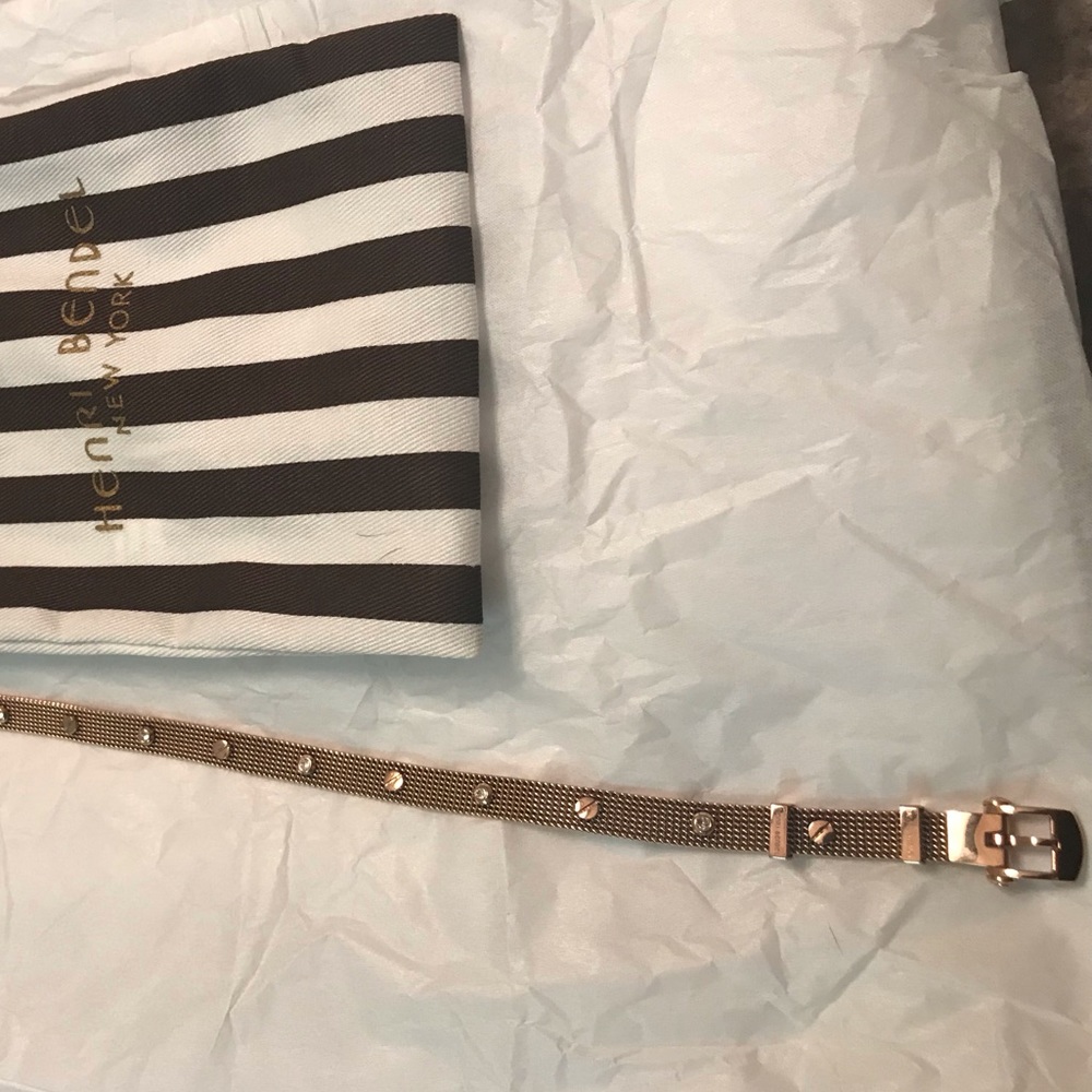 Henri Bendel rose gold choker/ bracelet NWOT
